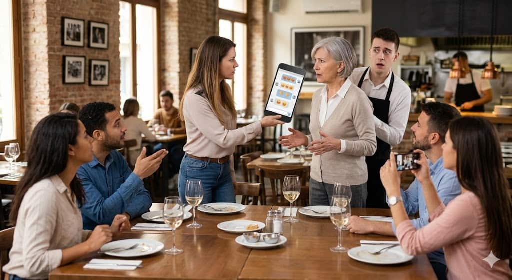 Me acos&oacute; en redes sociales por dejar a su bar una mala rese&ntilde;a