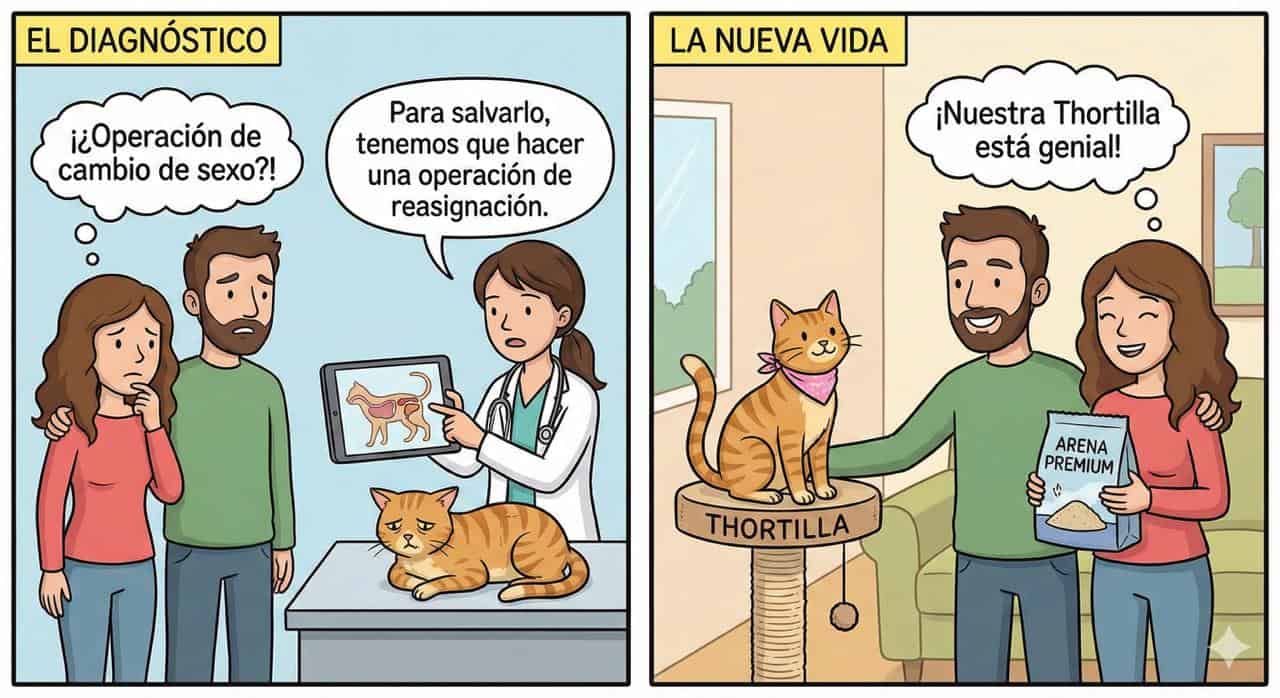 Mi gato es trans por necesidad m&eacute;dica