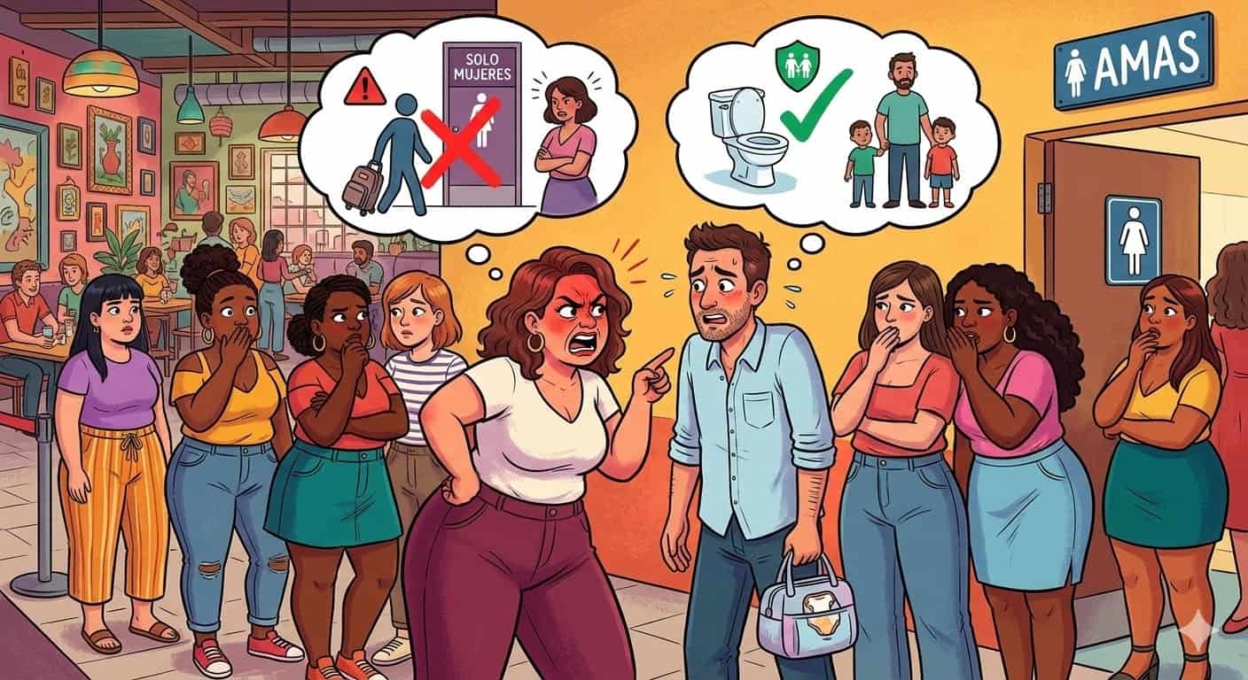 &iquest;Qu&eacute; os parece que un padre acompa&ntilde;e a su hija al ba&ntilde;o de mujeres? Os cuento.