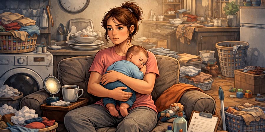 &iquest;Vosotras dorm&iacute;s cuando vuestro beb&eacute; duerme? Porque yo no
