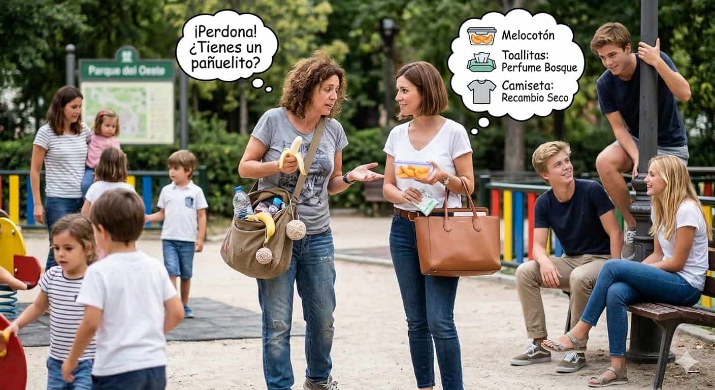 Igual no necesitas toallitas, fruta cortada y tres mudas para ir al parque con un ni&ntilde;o