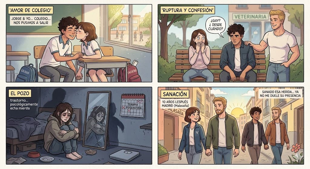 Mi novio de toda la vida me dej&oacute; por un hombre y me cost&oacute; 10 a&ntilde;os de psiquiatra superarlo