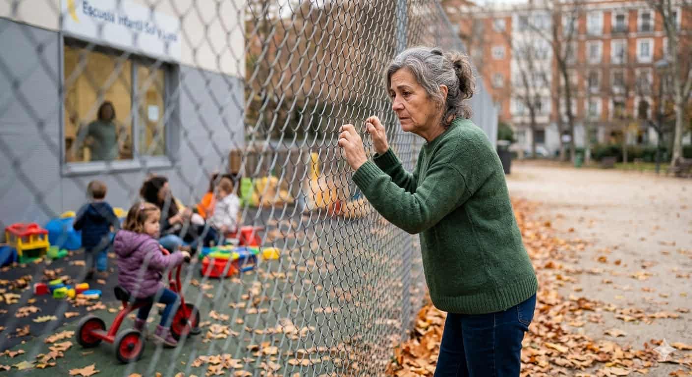 Tengo que ver a mi nieta a trav&eacute;s de la verja de la guarder&iacute;a