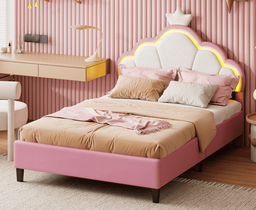 Opini&oacute;n real: cama viral de princesa con LED low cost