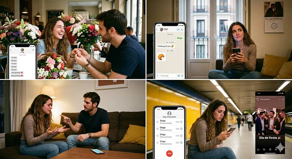 Pas&eacute; del Lovebombing al ghosting