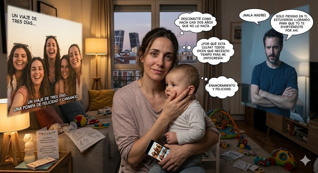 Mi marido casi me echa de casa por mala madre