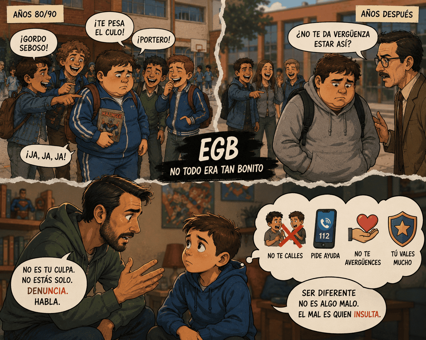 La gran mentira de &laquo;Yo fui a EGB&raquo;: El infierno de la gordofobia que la nostalgia nos obliga a olvidar