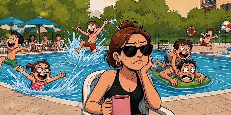Vuelven las piscinas comunitarias y los ni&ntilde;os maleducados