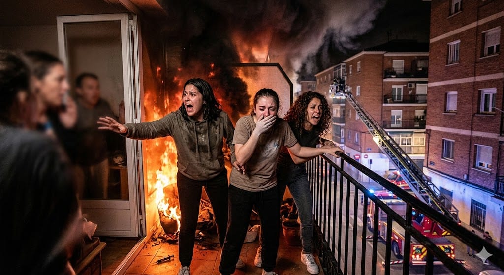 Mi compa&ntilde;ero de piso quiso matarnos provocando un incendio en casa con nosotros dentro