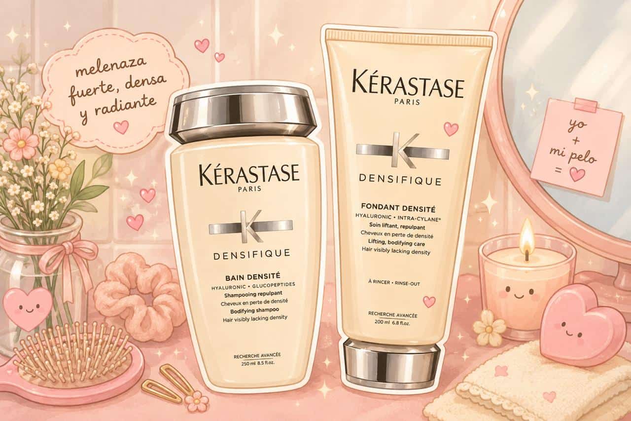 K&eacute;rastase Densifique D&uacute;o: mi opini&oacute;n tras usar el champ&uacute; y acondicionador para cabello sin densidad
